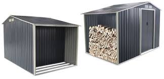 Metallgeratehaus Mit Unterstand 8 7 M 342 X 255 Cm Schutz Gartenhaus Gartenhausausmetall Garten Au Metallgeratehaus Gartenhaus Metall Grill Unterstand