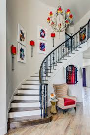 Stairs design, two wall stairs decoration. 27 Stylish Staircase Decorating Ideas How To Decorate Stairways