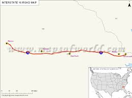 Driving time of 5 hours and 55 minutes to complete when driving an average speed of 60 miles per hour. Interstate 16 I 16 Map Usa Macon Georgia To Savannah Georgia
