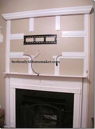Is mounting a tv above a fireplace a good or bad idea? How To Hide Tv Cords In Trim Work Sawdust Girl