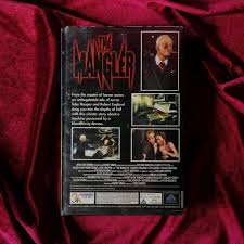 The Mangler VHS 1995 Horror Movie - weird aunty mildred