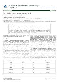 Nehmen sie einfach 2 bis 3 tropfen zweimal täglich, um leicht 10 pfund zu verlieren. Pdf Low Nickel Diet A Patient Centered Review