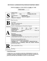 Assessment Forms For Clinical Sbar Nursing Psychiatric Nursing Nursing Assessment