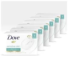 Dove sensitive skin unscented beauty bar pampers sensitive skin with dove moisturizing cream and a truly mild formula that's fragrance free product features recommended by dermatologists and pediatricians hypoallergenic and unscented for sensitive skin dove bar soap contains 1/4. Best Dove Sensitive Bar Soap Reviews In 2020 Soap For Sensitive Skin Dove Bar Soap Dry Skin Body Wash