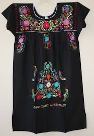 Plus Size Mexican Dress Peasant Smock Embroidered 2x 3x Vintage Style Mexican Clothing Style Mexican Dresses Style