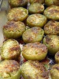 Favorite Southern Country Cooking Oven Roasted Green Tomatoes Green Tomato Recipes Fried Green Tomatoes Recipe Easy Vegan Recipes Easy