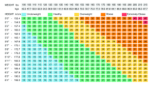 54 Skillful Bmi Calculator Chart Male
