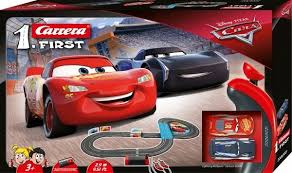 Jeder carrara fan wird das kennen, mit dem reinen aufbau der carrara bahn ist es in den seltensten fällen getan. Carrera 20063021 First Disney Pixar Cars Carrerabahn Bei Bucher De Immer Portofrei