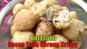 Resep Tahu Goreng Crispy Youtube Crispy Cooking Food