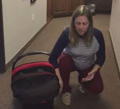 She says this method distributes the. You Ve Been Carrying Your Child S Car Seat All Wrong Mum S Clever Tip Will Save Your Back And Hips
