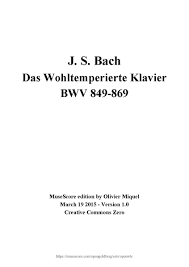 Klaviertastatur zum ausdrucken pdf.pdf size: J S Bach The Well Tempered Clavier Book 1 Openwtc Pdf Wikipedia Worddisk