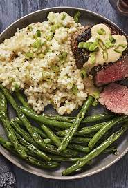 Beef Tenderloin In A Mustard Sauce Recipe Hellofresh Recipe Hello Fresh Recipes Couscous Recipes Easy Pasta Recipes