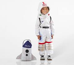 Make it from paper mache, by inflating a balloon or bowl as a base to cover with the paper and glue. New Pottery Barn Kids Space Astronaut Costume Kids 4 6 Costumes Reenactment Theater Costumes