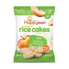 Happybaby Organic Apple Baby Rice Cakes 1 4oz Target