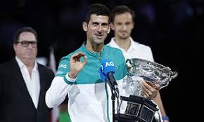 Novak djokovic faces dominic thiem in the australian open final in melbourne. Novak Djokovic Wins Third Straight Australian Open Title In Dominating Display Over Daniil Medvedev
