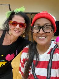 Halloween costumes and spooky playlist