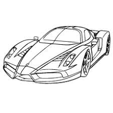 Front view of a race car. Top 25 Race Car Coloring Pages For Your Little Ones