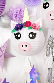 Erstaunlich einhorn laterne basteln vorlagen zum ausdrucken. Diy Unicorn Paper Lantern Party Decorations Persia Lou Paper Lanterns Party Lantern Party Decor Diy And Crafts Sewing
