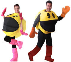 This makes me feel a little awkward, considering i'm hanging out in a tutu. Pac Man Ghost Halloween Costumes Family Group Ideas Halloween Costumes
