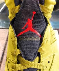 Buy and sell authentic jordan 6 retro travis scott british khaki (td) shoes sneakers and thousands of other jordan sneakers with price data and release dates. Travis Scott Debuts Never Before Seen Air Jordan 6 Collab In Yellow Sole Collector