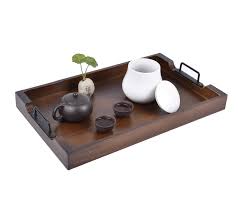 Ottoman tray, coffee table tray, large wooden rustic square tray, low profile tray, oversized tray with handles, black ottoman tray lodgedecornmore. Large Ottoman Tray With Handles 20 Inch Wooden Serving Trays For Ottomans Farmhouse Tray For Ottoman