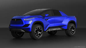 Cybertruck is built with an exterior shell made for ultimate durability and passenger protection. We D Love To See Tesla S Blade Runner Pickup Look Like This Carscoops Tesla Pickup Tesla Pickup Truck Pickup Trucks