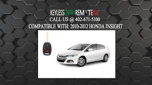 If the remote is submerged or repeated doused with water, some may seep inside and render it unusable. How To Replace A Honda Insight Key Fob Remote Battery 2010 2011 And 2012 Key Fob Programming Instructions