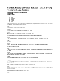 Maybe you would like to learn more about one of these? Naskah Drama Bahasa Jawa Kebudayaan Pdf