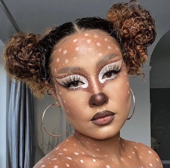 deer makeup look (felt cutesy) 🦌 : r/MakeupAddiction
