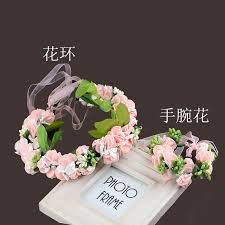 千姿韩式花环头饰品头花发饰手腕环手花圈新娘拍照写真海边批发 淘宝网全球站 photo frame photo frame