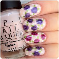 Distressed nail art looks like a real art. 34 Beautiful Pastel Nail Designs With Flowers