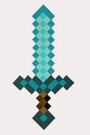 Minecraft Pin The Sword On Steve Game Minecraft Sword Minecraft Diamond Sword Minecraft Toys