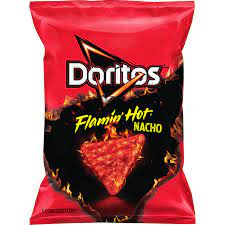 The original doritos were not flavored. Buy Doritos Flamin Ø§Ù„Ø³Ø§Ø®Ù† Ù†Ø§ØªØ´Ùˆ 9 75 Oz Online In Uae B07l93dz7b