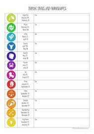 english esl zodiac signs worksheets most downloaded 16 results