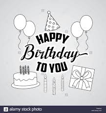 Sometimes it's just not a party without balloons! Birthday Cards To Draw Card Design Template