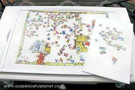 Only complaint is that mat is kind of slippery if you put it on a table smaller than the size of the mat, i. Quick Diy Jigsaw Puzzles Work Station Storage Set Diy Puzzles Puzzle Storage Jigsaw Puzzles
