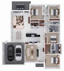 As lifestyles become busier for established families with older children, they may be ready to move up to a four. 3d Home Floor Plans 15 Fantastic Visual Model Denah Rumah 3d Denah Rumah Tata Letak Rumah