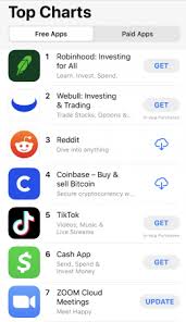 The robinhood stock trading app seen on a smartphone in washington, d.c., pictured on june 24, 2020. Coinbase Enters Top 10 Free Apps Ranking On Apple S Us Mobile Store Schlagzeilen Neuigkeiten Coinmarketcap