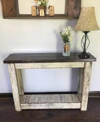Primitive Distressed Solid Wood Entryway Table Hallway Table Farmhouse Table Or Sofa Table This Tabl Sofa Table Decor Farmhouse Console Table Entryway Tables