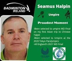 📣Breaking News📣 Our court official Séamus Halpin is heading to Tokyo 🇯🇵  today for umpiring in the Paralympic Games!! We wish him the very best of  luck and safe journey! ✈️ Leinster