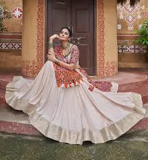 Navratri Lehenga Mirror Work