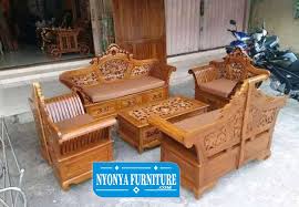 Meja kursi tamu kayu jati utuh ukir jepara !! Kursi Tamu Kayu Jati Ukir Minimalis Jepara Terbaik 500 Update 2020