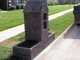 You may make multiple layers if you would like the height of the mailbox to be higher. 12 Brick Mailbox Designs Ideas