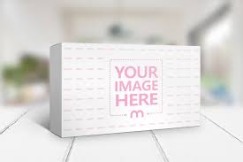 Download Horizontal Paper Box On Wood Surface Mockup Generator Mediamodifier