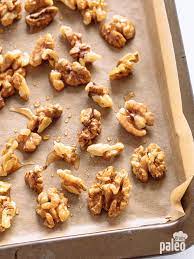 Cinnamon And Honey Roasted Walnuts Recipe Walnut Recipes Roasted Walnuts Nut Recipes