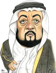 Ĥalifa bin zajid bin sultan al nahajan (eo); Uae Sheikh Khalifa Bin Zayed Al Nahyan Caricature Infographic