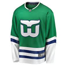 For all the whalers' faults, nearly everyone agrees the team had some truly sweet duds, centred by one of the most artistically brilliant logos to ever grace an nhl jersey. Ù…Ù†Ø¹Ø´ ÙŠØ¹Ø¯Ù„ Ø£Ù†Øª Hartford Whalers Green Jersey Changrela Com