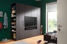 Schwebeturenschrank magic mit drehbaren tv element schwebeturenschrank schrank renovierung fresh to go. Nolte Horizont 100 Schrank Mit Tv Fach Grau Mobel Letz Ihr Online Shop