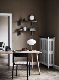 In Between Sk5 Table By Sami Kallio Column Ja2 Shelf By John Astbury Copenhagen Sc13 Lamp By Space Copenhagen True Colour Home Office Design Interior Furniture