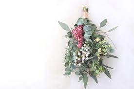 スワッグ 生花 le petit bonheur 花の壁 フラワーアレンジ ドライフラワー